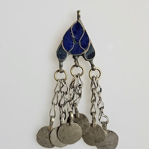Afghan pendant, Turkmen pendant, ethnic pendant, tribal pendant
