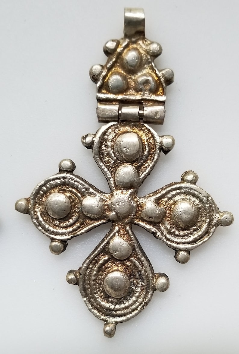 Hinged Ethiopian Coptic Cross Pendant Ethiopian Jewelry - Etsy