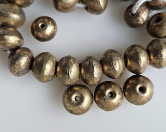 10 Rustic Ethiopian beads