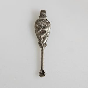 Ethiopian ear pick pendant, African pendant, handmade ethnic pendant