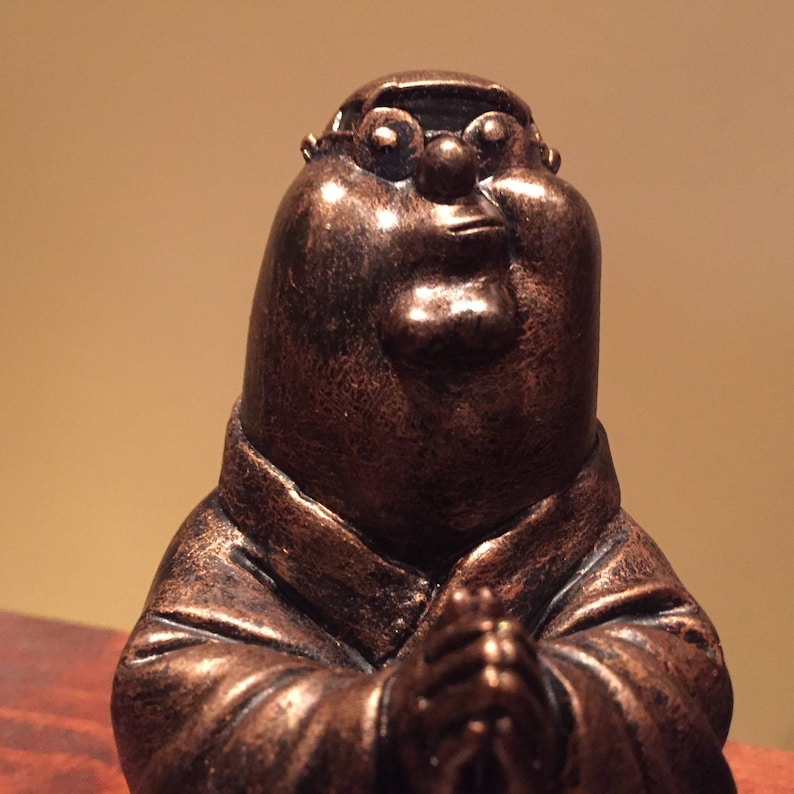 Bronze Peter Griffin Buddha Family Guy Statue Original Sculpt Etsy