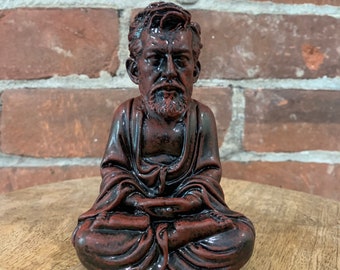 Red Obi Wan Kenobi Buddha Statue original Sculpt and cast Alec Guiness