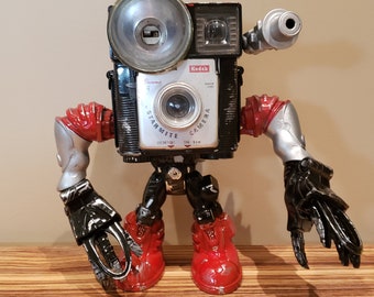 Vintage Kodak Brownie Starmite Camera robot Cambot kitbash Droid