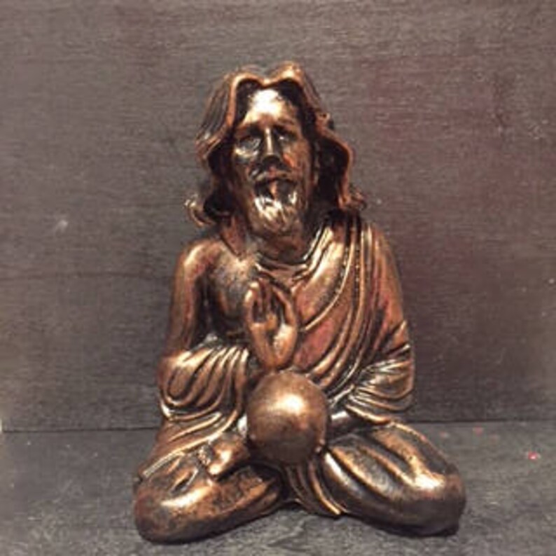Bronze Dude Buddha The Dude The Big Lebowski Statue original Etsy