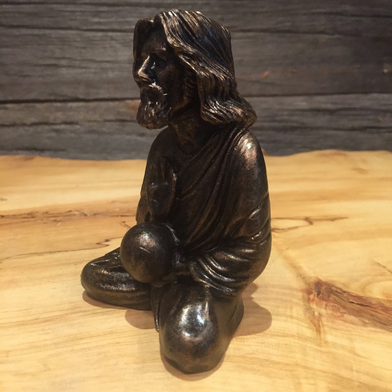 Bronze Dude Buddha the Dude the Big Lebowski Statue Original Etsy