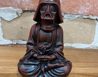 Red  Darth Vader Buddha  Statue original Darth Buddha Sculpt and cast