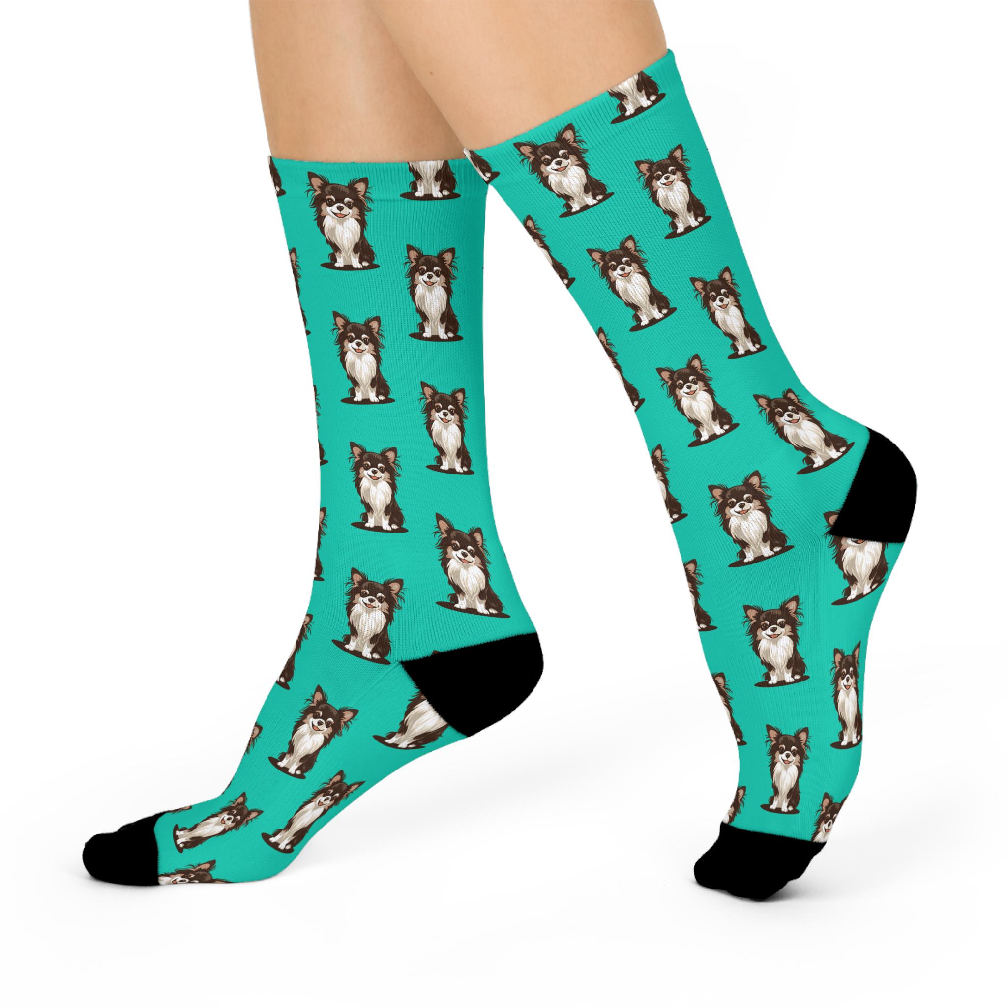 Hallmark E&S Pets Chihuahua Novelty Crew Socks Clearance Home & Garden - Foto 6