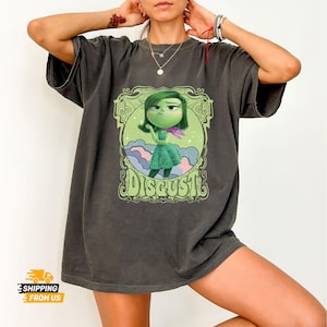 Comfort Colors Inside Out Disgust Shirt, Disney Emotions Adult Shirt, Magic Kingdom Women Shirt, Disney Tee, Inside Out 2 T-shirt