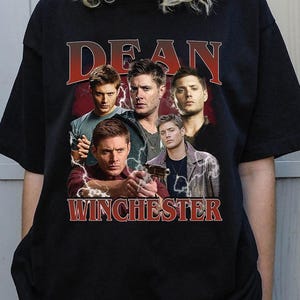 Dean Winchester Tshirt, Supernatural Unisex Shirt, Vintage Supernatural Men Tshirt, Winchester Brothers Tee For Women, Valentine Gift