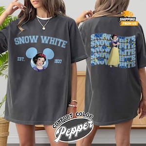 Komfort Farben Schneewittchen Prinzessin Tshirt, Disney Prinzessin Shirt für sie, Magic Kingdom Unisex Shirt, Schönste von ihnen allen Shirt