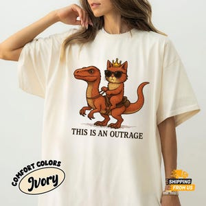 Princess Donut And Mongo Comfort Colors Shirt, This Is An Outrage Tee, Fantasy Dungeon T-Shirt, Dungeon Crawler Carl Merch
