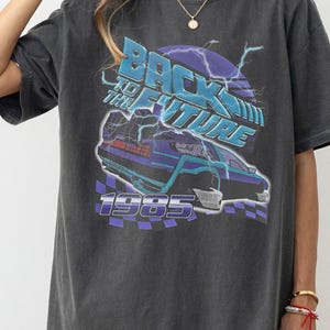 Comfort Colors Back To The Future Shirt, Movie Lover Unisex Tshirt, 80s Movie Tee For Men, Gift For Him, Marty McFly Tee For Him