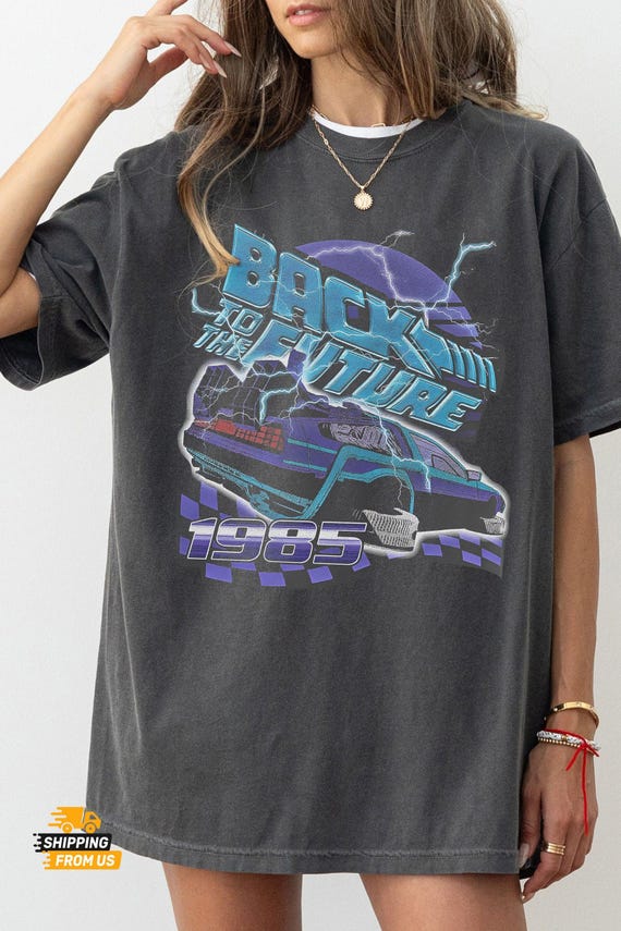Comfort Colors Back To The Future Shirt, Movie Lover Unisex Tshirt, 80s Movie Tee For Men, Gift For Him, Marty McFly Tee For Him