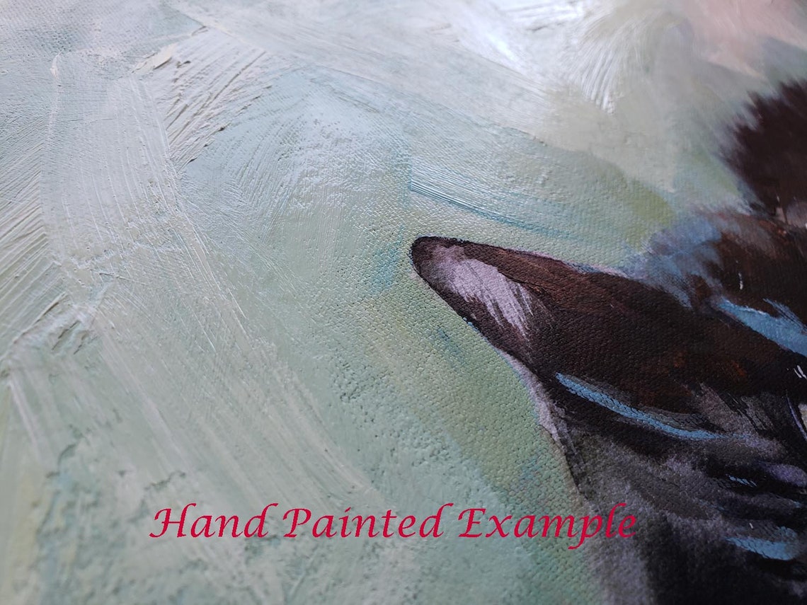 Black Cat Art Painting PRINT Watercolor Rachel Parker Rachelsstudio ...