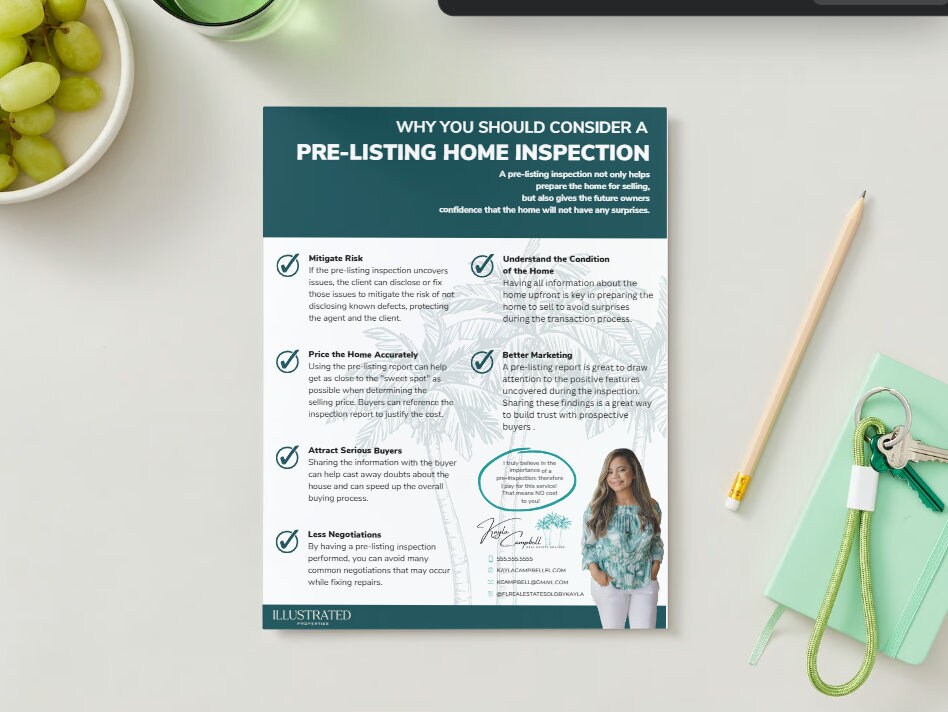 Random Inspection Flyer PRE-INSPECTION Flyer for Realtors - Etsy