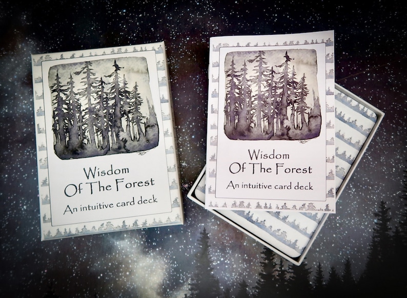 Wisdom of the Forest Oracle Deck - Hand-Painted Intuitive Cards for Meditation, Spiritual Guidance & Daily Reflection image 6
