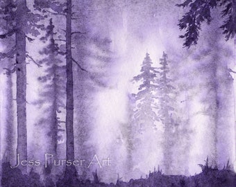 Crystal Forests worksheet pdf digital download - The Amethyst Forest