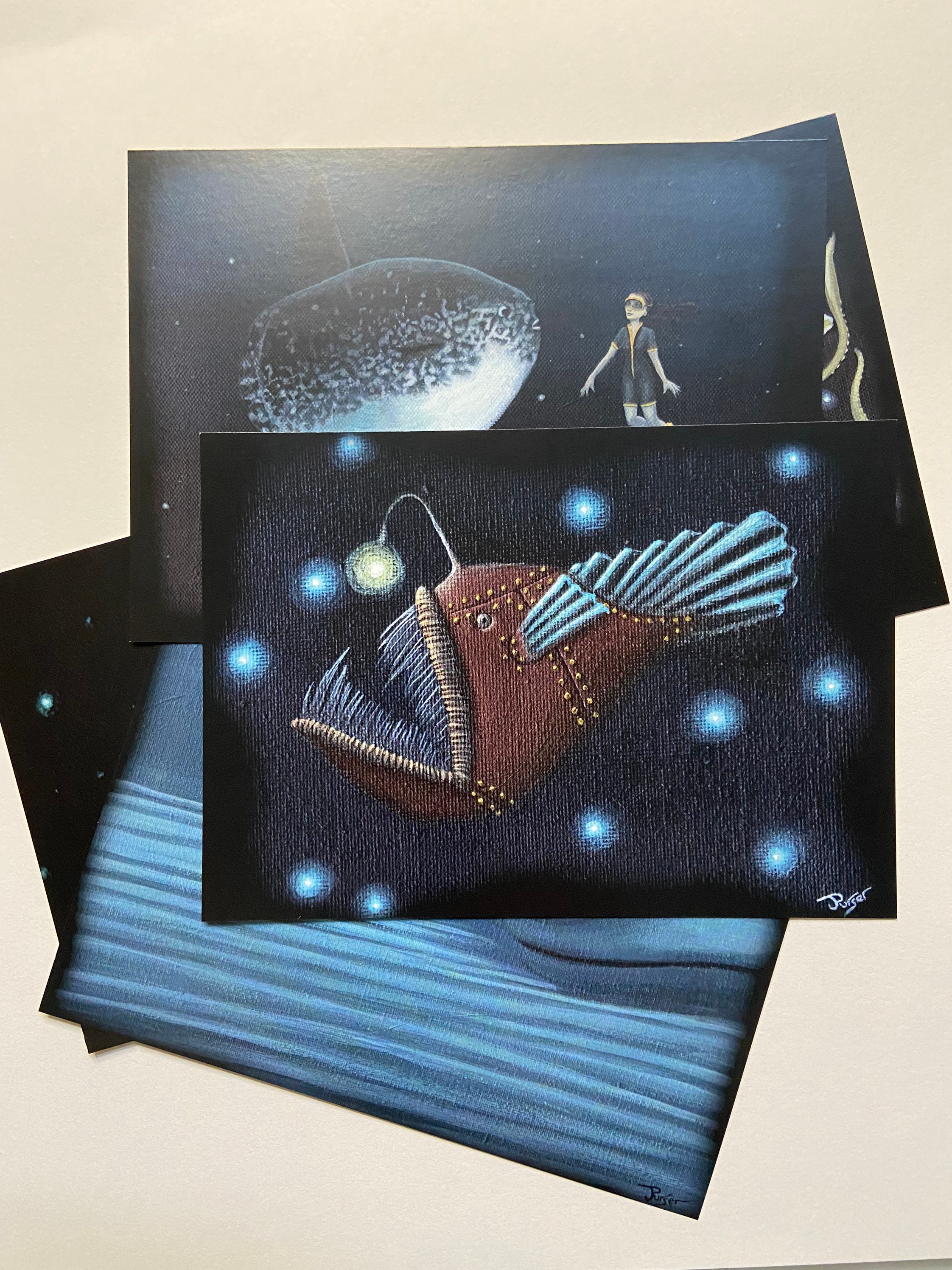 Ocean Postcard Collection - the Deep - Set of 10 - Etsy