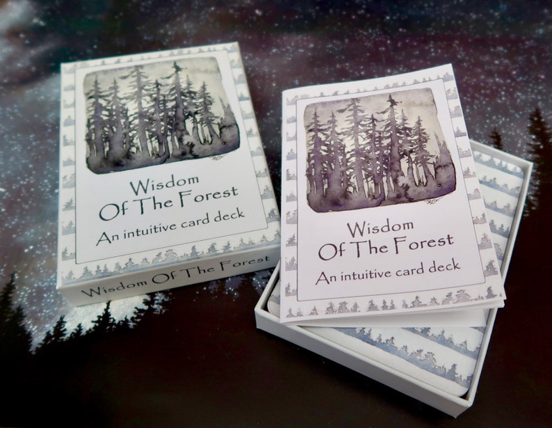 Wisdom of the Forest Oracle Deck - Hand-Painted Intuitive Cards for Meditation, Spiritual Guidance & Daily Reflection image 11