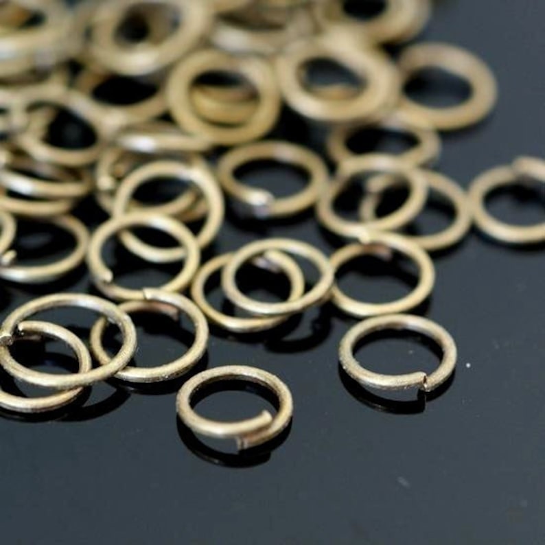 500pcs Antique Bronze Finish Jumprings 6mm
