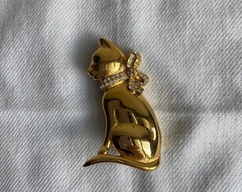 Napier Cat Pin Brooch Vintage