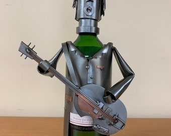 Jimi Guitarist Wine Bottle Holder