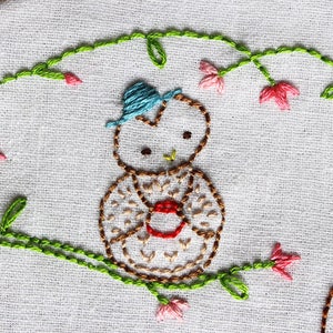 Friendship Embroidery Pattern Friendship Circle Woodland Family Embroidery PDF Pattern image 3
