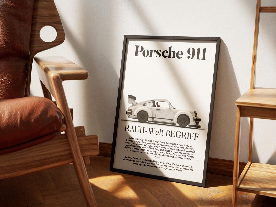 Vintage Style RWB Rauh-welt Begriff Porsche 911 930 Turbo Japanese Euro ...