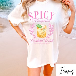 Spicy Margarita Social Club Shirt Spicy Margarita Tshirt for Margarita Lover Shirt for Cinco De Mayo Tshirt Tequila Preppy Social Club Tee