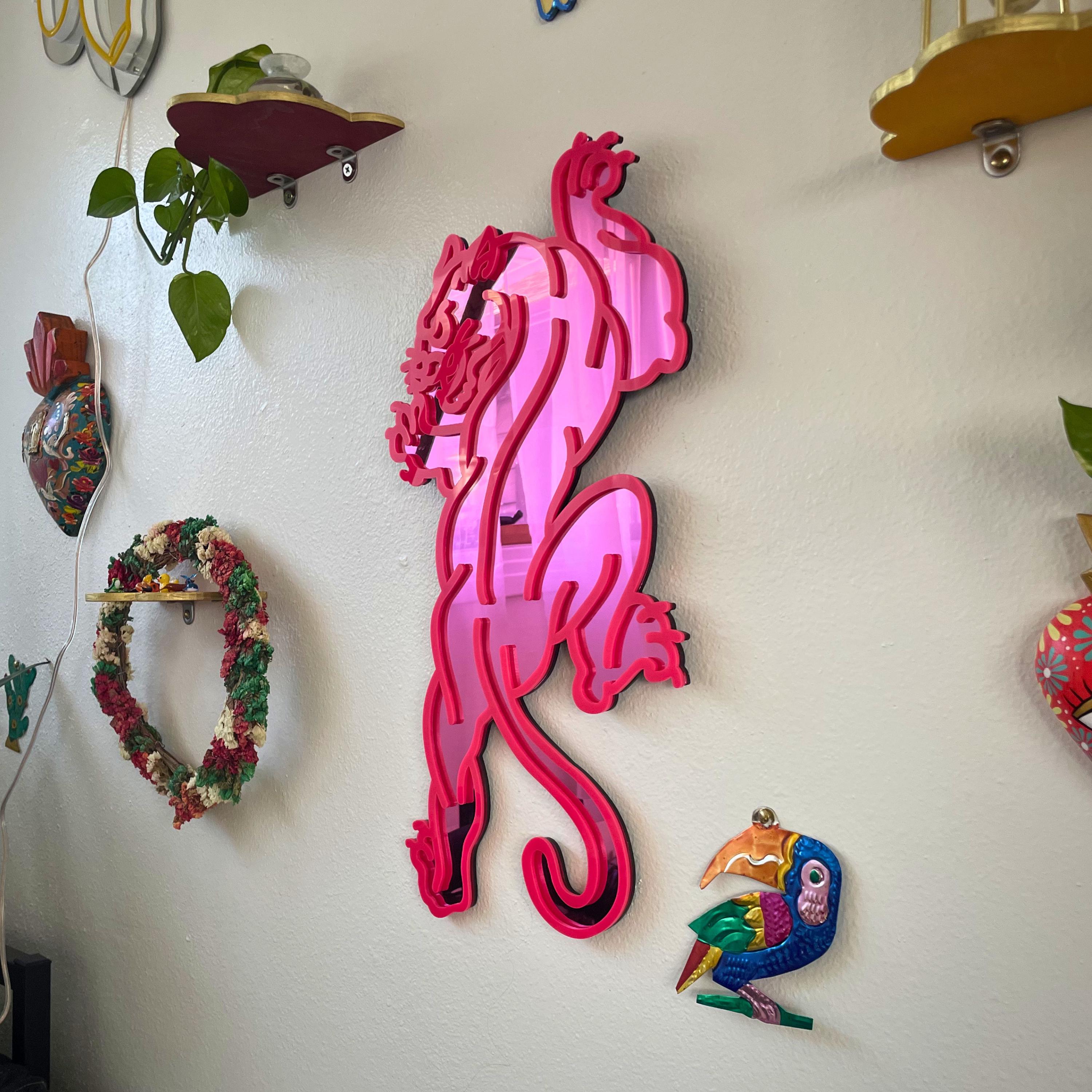 Pink panther mirror - Etsy 日本