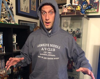 Hawkins Middle AV Club hoodie