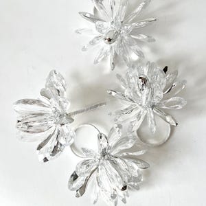 Vintage Napkin Rings Flowers