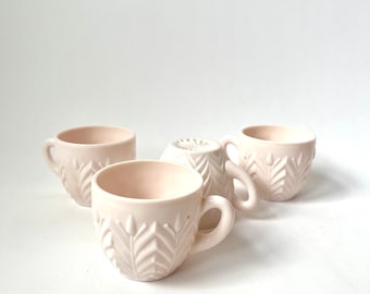 Vintage Pale Pink Tea/Coffee Cups