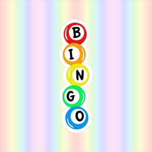 Bolas de bingo de 3" * Adhesivo laminado de vinilo * Adhesivo para Hydro Flask * Adhesivo para botella de agua * Adhesivo para computadora portátil * Teléfono *
