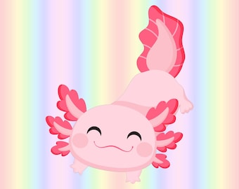 Axolotl Sticker | 3" Vinyl Die-Cut Decal