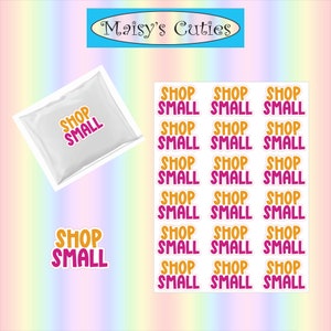 Shop Small Packaging Stickers * Vinyl Sticker * Packaging Sticker Sheet * Small Business Packaging * Shop Stickers