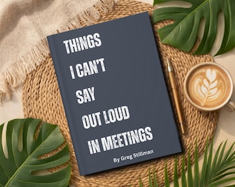 Funny Work Journal Personalized Sarcastic Notebook Relatable Office Humor Gift Custom Journal for Coworker Desk Decor Gifts for Boss Friends