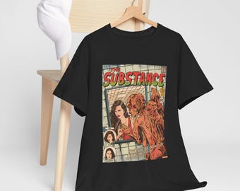 Der Stoff, Gruselig Film Fan Geschenk Unisex Schwarz T Shirt Größe S-4XL Casual Cool Klassisch Männer
