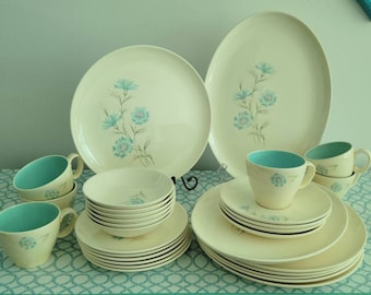 Vintage Mid Century 60's Taylor Smith and Taylor Ever Yours Boutonniere Dish Set (pieces sold individually) Dinnerware