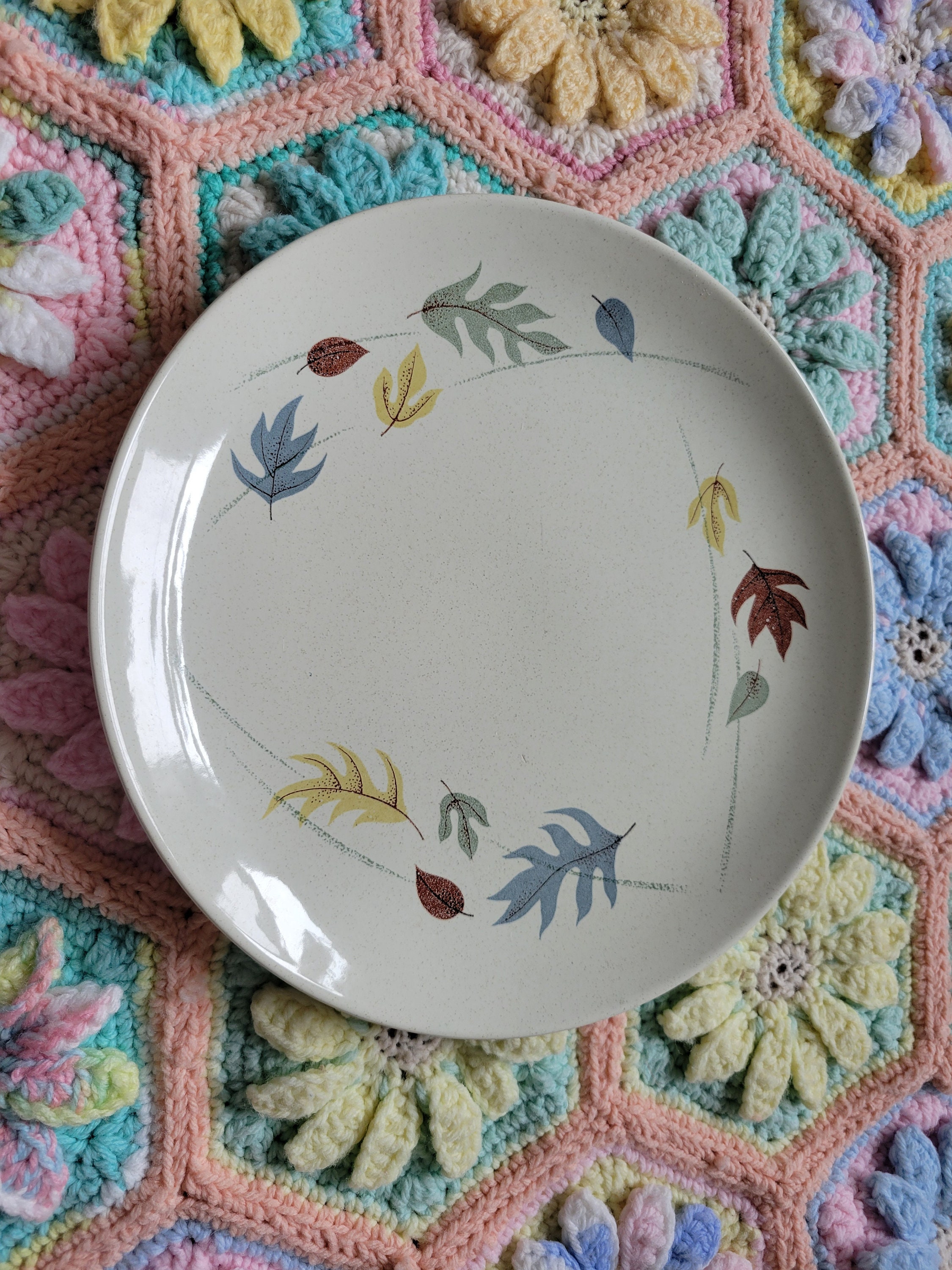 Franciscan Ware Autumn Leaves Vintage MCM Franciscan Pottery