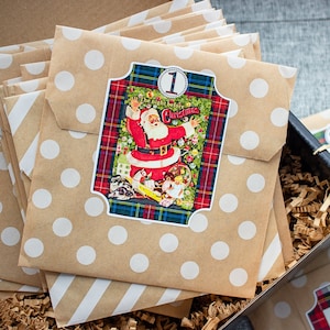 Christmas Advent Calendar DIY Kit for Readers - Bookish Advent Gift - Christmas Countdown for Book Lovers - Bookworm Holiday Present