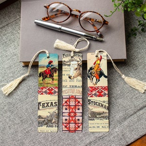 American West Metal Bookmark Set: Handmade Bookish Gift