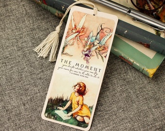 Fairy Bookmark for Kids - Peter Pan Quote Book Mark -  Bookish Gift for Children -  Reading Gift for Granddaughter - J.M. Barrie