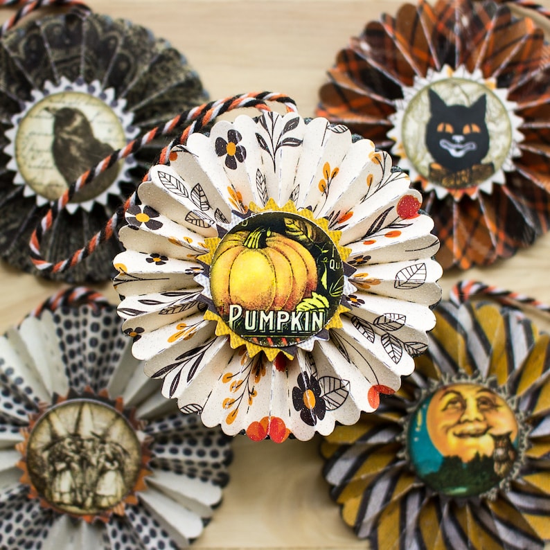 Halloween ornaments vintage Halloween tree fall decor Etsy