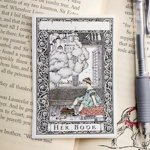 Fairy Tale Bookplate Stickers - Fairy-tale Book Plates - Personalized Book Plate Set - Book Labels - Bookish Gift for Granddaughter