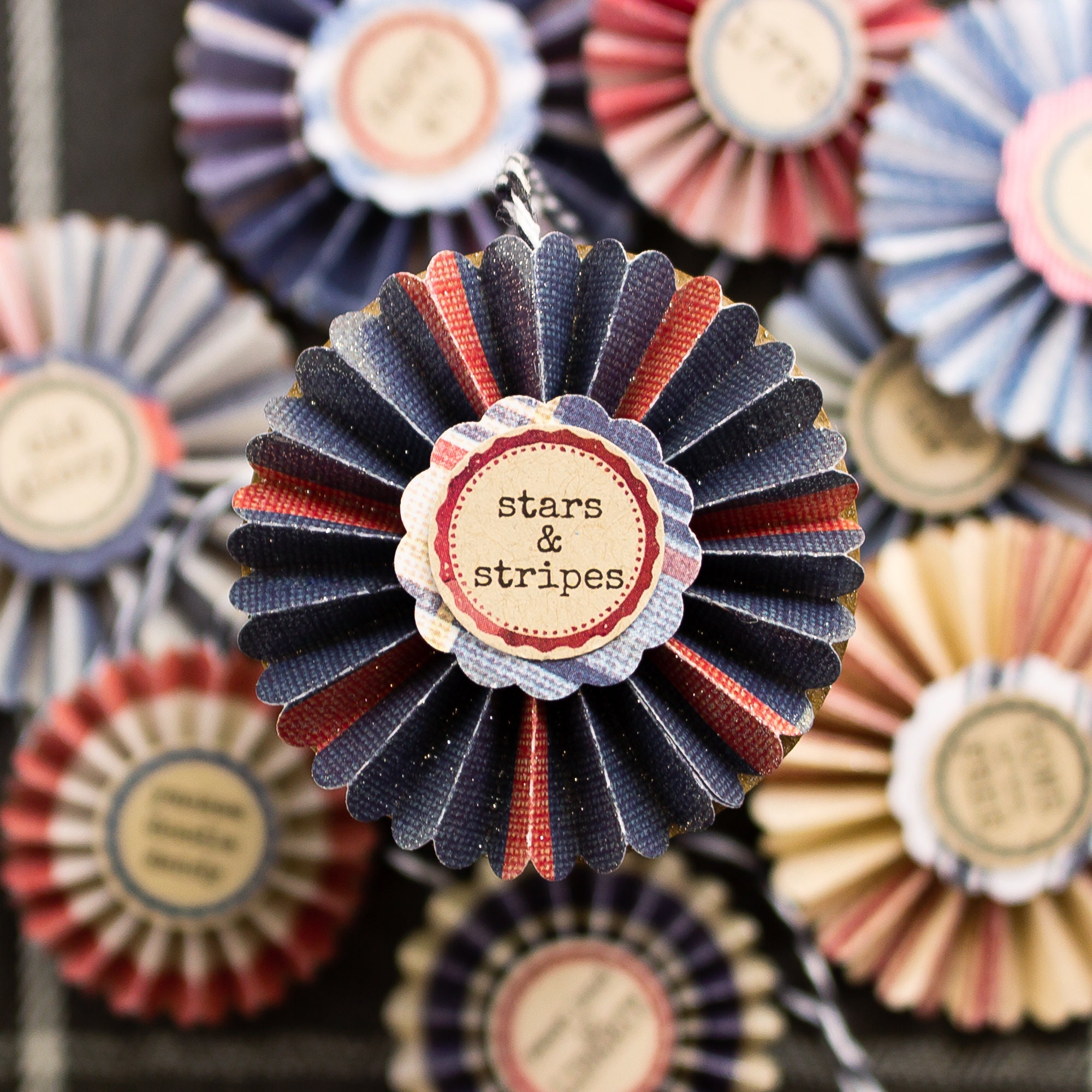 Diy Paper Rosette Badges.  Paper rosettes, Badges diy, Diy paper