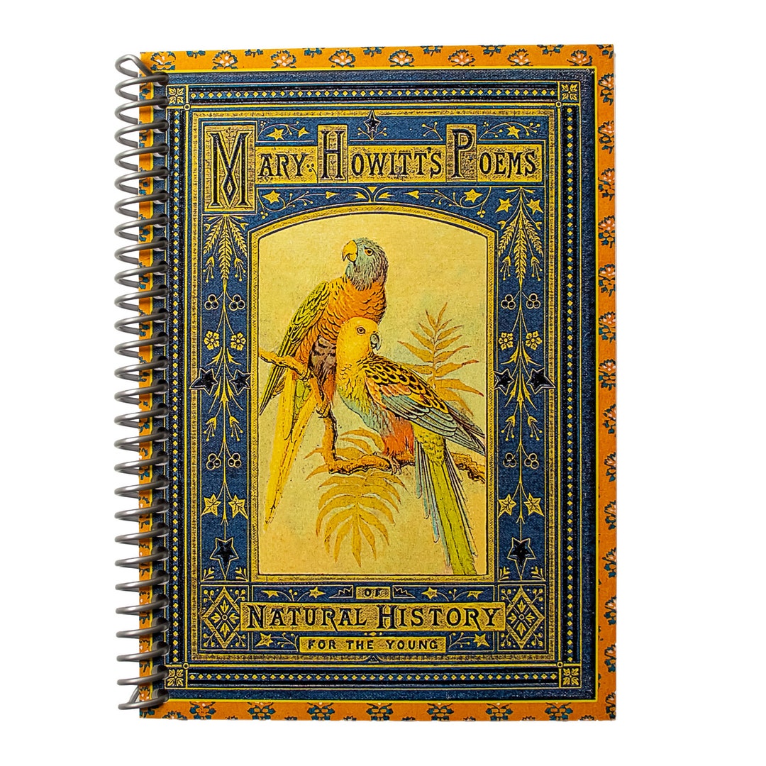 Notebook Watcher Vintage Bird Watcher Notebook: Poems of Natural History Travel Journal ...