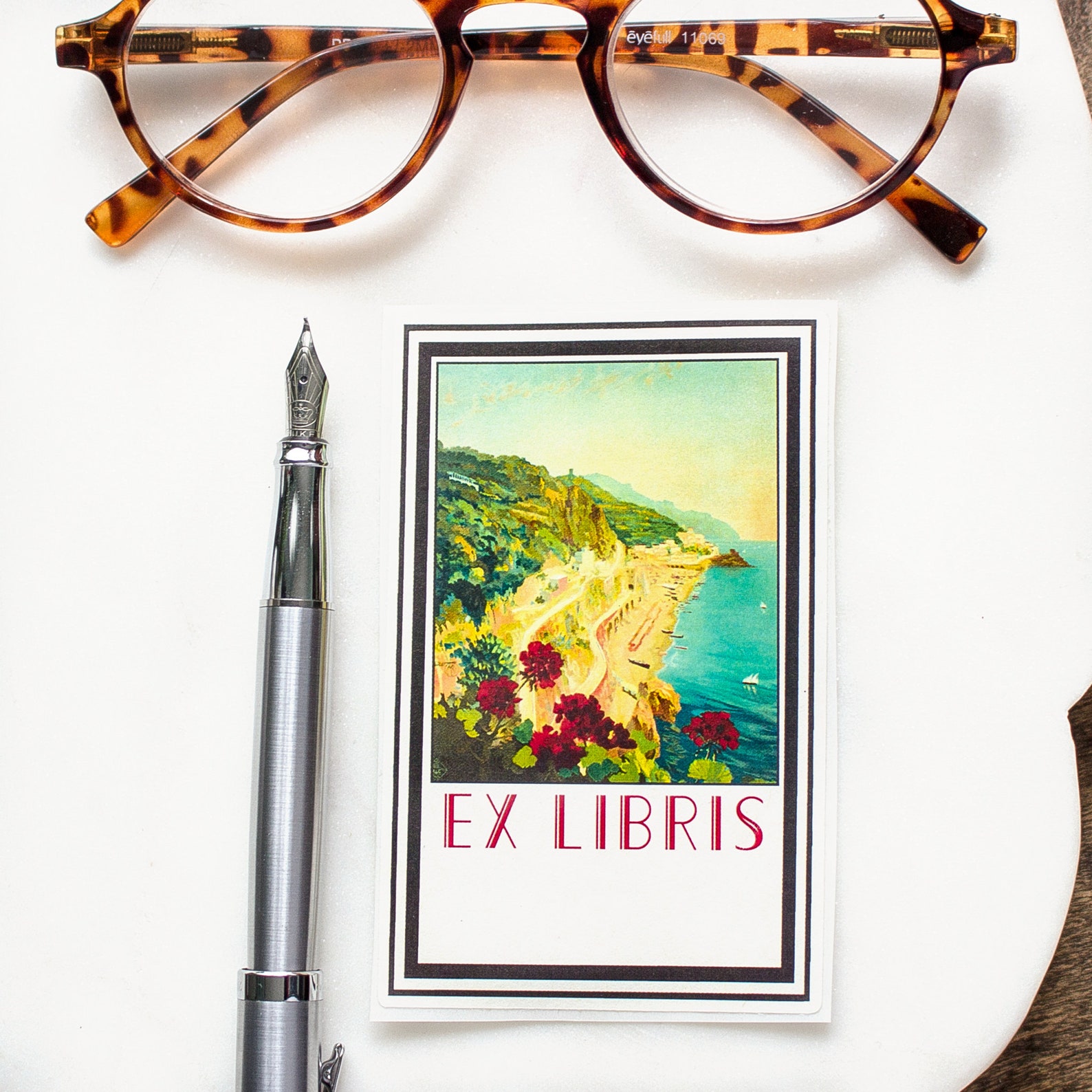 Personalized Bookplate Stickers Custom Book Plate Labels Ex Etsy