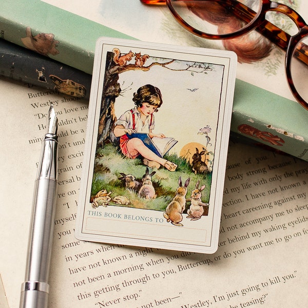 Personalized Bookplates Children Etsy