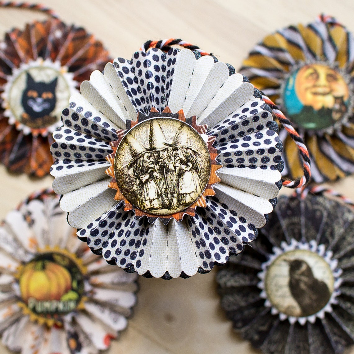 Halloween ornament set vintage Halloween tree fall decor Etsy